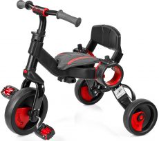 Детский трехколесный велосипед Galileo Strollcycle Black Красный, от 10 до 36 месяцев, до 25 кг (GB-1002-R)